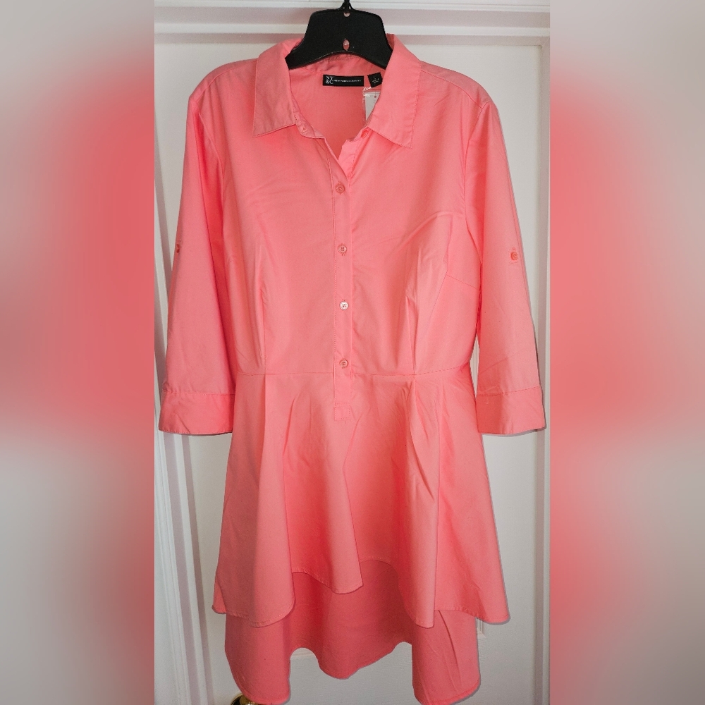 New York & Company High Low Blouse